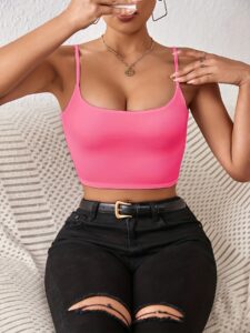 Women's Tank Top Solid Color Cami Tank Top