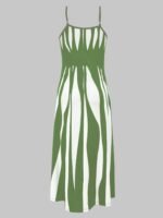 Rochie cu bretele subțiri, elegantă, fără mâneci, cu decolteu în V, pentru primăvară și vară, îmbrăcăminte pentru femei - imagine 8