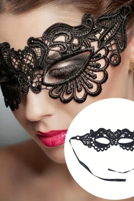 Spouse's Love SM Lace Mask Half-Face Mask Ball Ladies Halloween Props Black Sexy Eye Mask