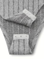 Damen-High-Neck Gestreifte Bodysuits – Eleganz, Komfort und Vielseitigkeit – Bild 4