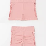 Damen High-Waist Nahtlose Yoga Shorts – Komfort & Po-Formender Stil