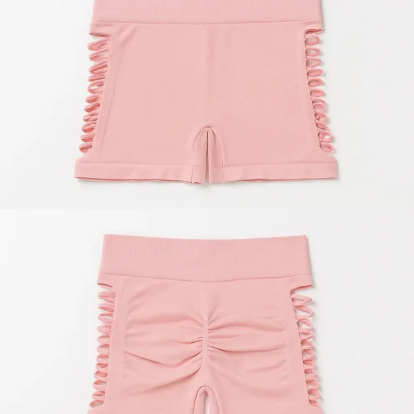 Damen High-Waist Nahtlose Yoga Shorts – Komfort & Po-Formender Stil – Bild 1