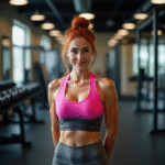 Brassière de sport sans coutures pour femme – Dégradé, maintien léger & coques amovibles – Image 6