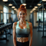 Brassière de sport sans coutures pour femme – Dégradé, maintien léger & coques amovibles – Image 9