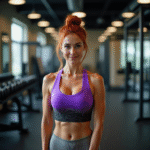 Brassière de sport sans coutures pour femme – Dégradé, maintien léger & coques amovibles – Image 7