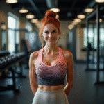 Brassière de sport sans coutures pour femme – Dégradé, maintien léger & coques amovibles – Image 8