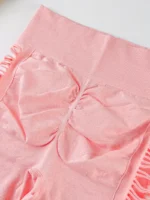 Damen High-Waist Nahtlose Yoga Shorts – Komfort & Po-Formender Stil – Bild 2