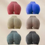 Damen High-Waist Butt-Lifting Yoga Shorts – Sportmode & Activewear