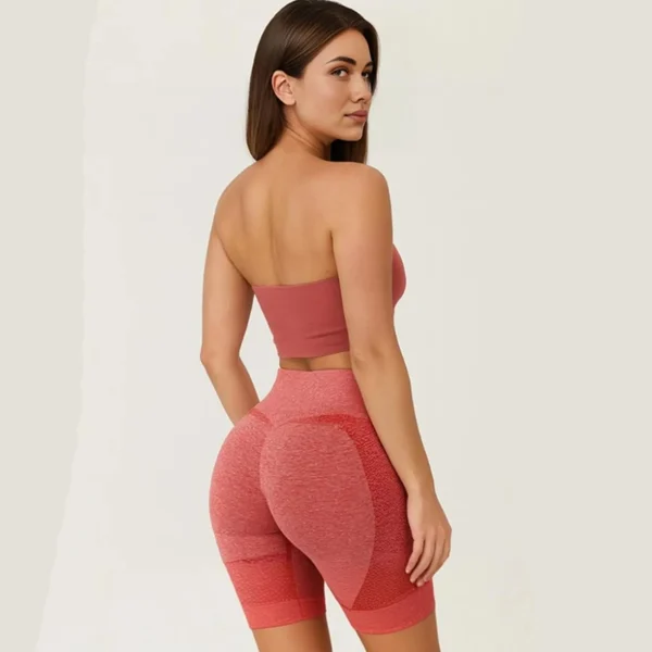 Damen High-Waist Butt-Lifting Yoga Shorts – Sportmode & Activewear – Bild 7