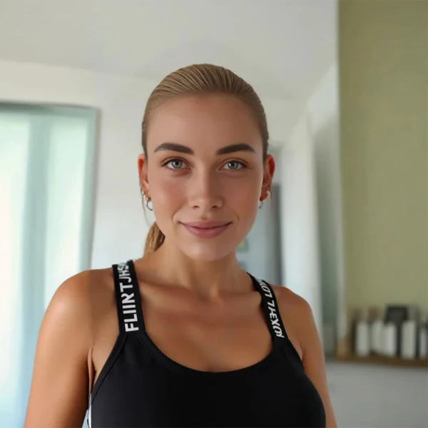 Damen Sport-BHs mit Blumemuster – Bild 7