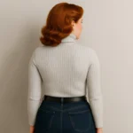 Damen-High-Neck Gestreifte Bodysuits – Eleganz, Komfort und Vielseitigkeit – Bild 7