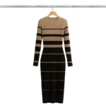 Robe pull rayée pour femme – Design & style