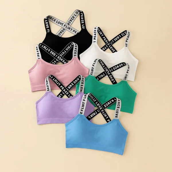 Damen Sport-BHs mit Blumemuster – Bild 5