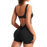 Combinaison rouge sans coutures dos nu pour femme – Élégante & confortable – Image 9