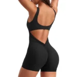 Combinaison rouge sans coutures dos nu pour femme – Élégante & confortable – Image 8