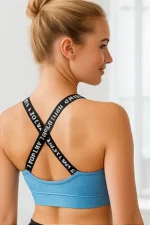 Damen Sport-BHs mit Blumemuster – Bild 4