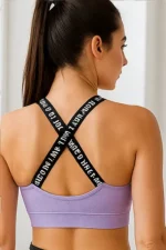 Damen Sport-BHs mit Blumemuster – Bild 2