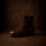 Damen Chelsea Boots Braun – Klassische Stiefeletten mit Blockabsatz für Alltag & Büro – Bild 6