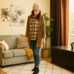 Damen Chelsea Boots Schwarz – Klassische Ankle Boots mit Blockabsatz – Bild 5