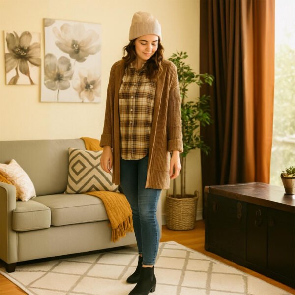 Damen Chelsea Boots Schwarz – Klassische Ankle Boots mit Blockabsatz – Bild 5