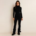 Damen Winterstiefel Schwarz mit Warmfutter & Pompons – Kuschelige Schneestiefel für kalte Tage – Bild 5