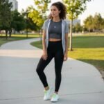 Damen Sneaker Weiß mit Neon Grün Akzenten – Atmungsaktiv & Leicht – Bild 3