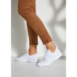 Women’s Slip-On Knit Sneakers – Lightweight & Comfortable