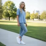 Damen Sportschuhe Weiss – Minimalistisch & Bequem – Bild 3