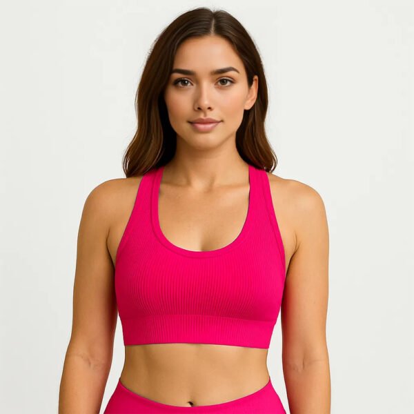 Damen Sport-BH ohne Bügel – Hohe Stützwirkung, Atmungsaktiv, Perfekt für Fitness, Yoga & Alltag – Bild 2