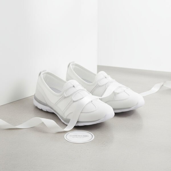 Damen Slipper Sportschuhe Weiss – Komfort & Alltagstauglich – Bild 4