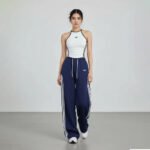 Ensemble Sport Femme – Crop Top & Pantalon Large – Image 5