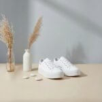 Damen Plateau Sneaker Weiß – Stylisch & Bequem – Bild 5