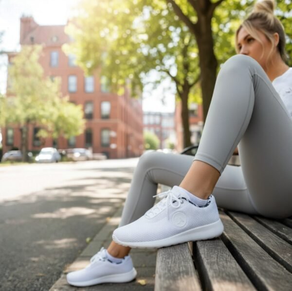 Damen Sportschuhe Weiss – Minimalistisch & Bequem – Bild 5