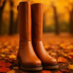 Damen Chelsea Boots Braun – Mid-Calf Stiefel mit Chunky-Sohle – Bild 6