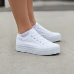 Damen Plateau Sneaker Weiß – Stylisch & Bequem – Bild 7