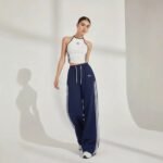 Ensemble Sport Femme – Crop Top & Pantalon Large