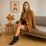 Damen Ankle Boots Schwarz – Elegante Stiefeletten mit Kitten Heel & Pointed Toe – Bild 8