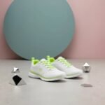 Damen Sneaker Weiß mit Neon Grün Akzenten – Atmungsaktiv & Leicht – Bild 9