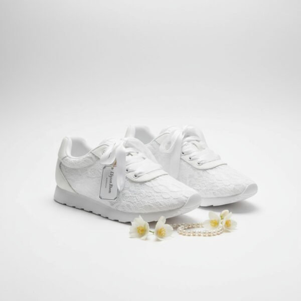 Women’s White Lace Sneakers – Elegant & Comfortable - Image 7