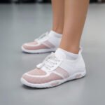 Women’s Lightweight Sneakers White Pink – Breathable & Stylish - Image 9