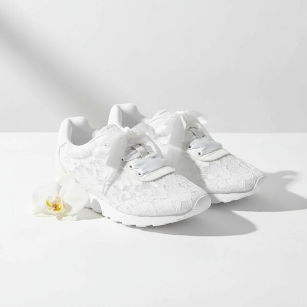 Women’s White Lace Sneakers – Elegant & Comfortable - Image 8