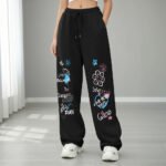 Pantaloni Jogging Dama cu Print – Comozi & Moderni