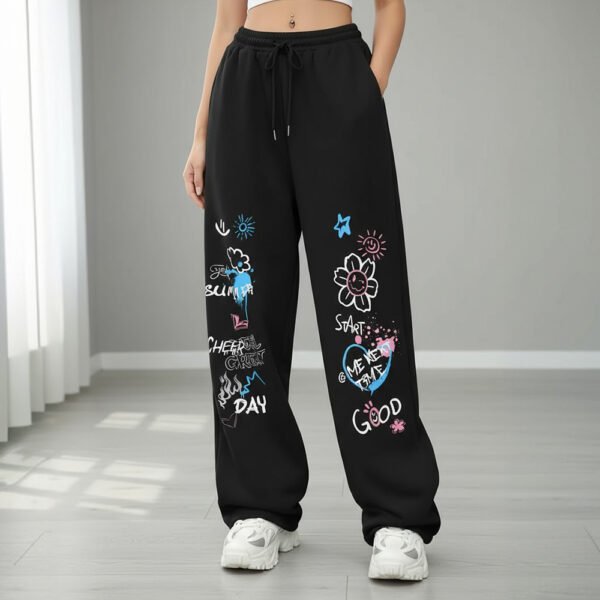 Pantaloni Jogging Dama cu Print – Comozi & Moderni - imagine 8