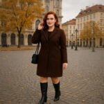 Damen High Heel Stiefel Schwarz – Kniehohe Stiefel mit Blockabsatz & Square Toe – Bild 8