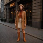 Damen Chelsea Boots Braun – Mid-Calf Stiefel mit Chunky-Sohle – Bild 7