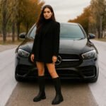 Damen Ankle Boots Schwarz – Elegante Stiefeletten mit Kitten Heel & Pointed Toe – Bild 2