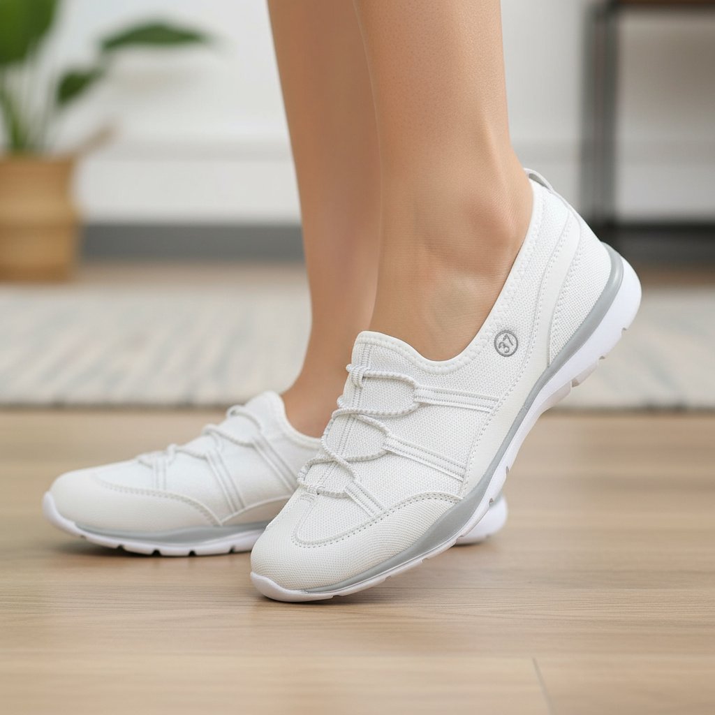 9 Damen Slipper Sportschuhe Weiss – Komfort & Alltagstauglich – Bild 1