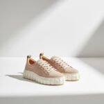 Lascana Damen Sneaker Beige mit Plateau-Sohle – Komfort & Stil