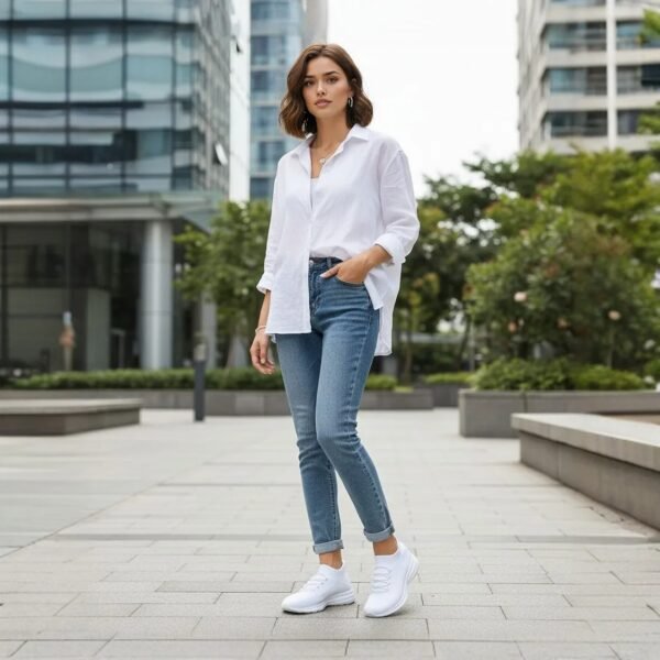 Baskets Tricotées Blanches Lascana – Légères, Confortables et Élégantes – Image 10