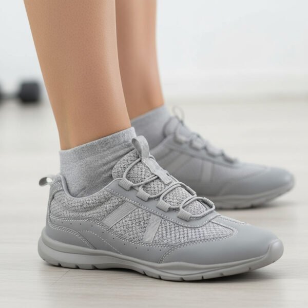 Lascana Damen Sneaker Grau – Atmungsaktiver Komfort mit modernem Design – Bild 5